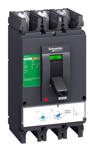 Силовой автомат Schneider Electric EasyPact CVS 630, MA, 36кА, 3P, 500А