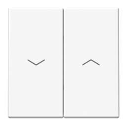 Systeme Electric ArtGallery Белый Выключатель 2-клавишный для жалюзи, 2х сх.4, 10А, механизм, быстрозажим. клем.